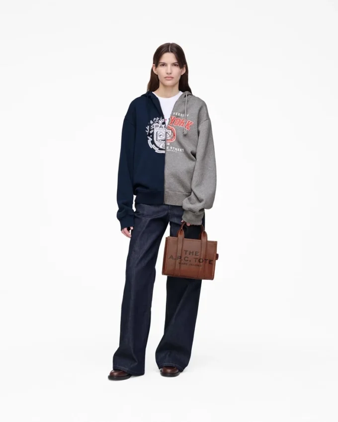 The A.P.C. X Marc Jacobs Split Crest Zip-Up Hoodie