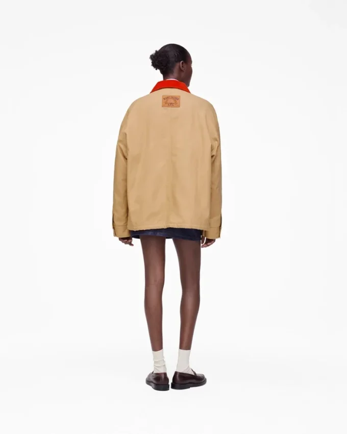 The A.P.C. X Marc Jacobs Stoned Canvas Unisex Jacket