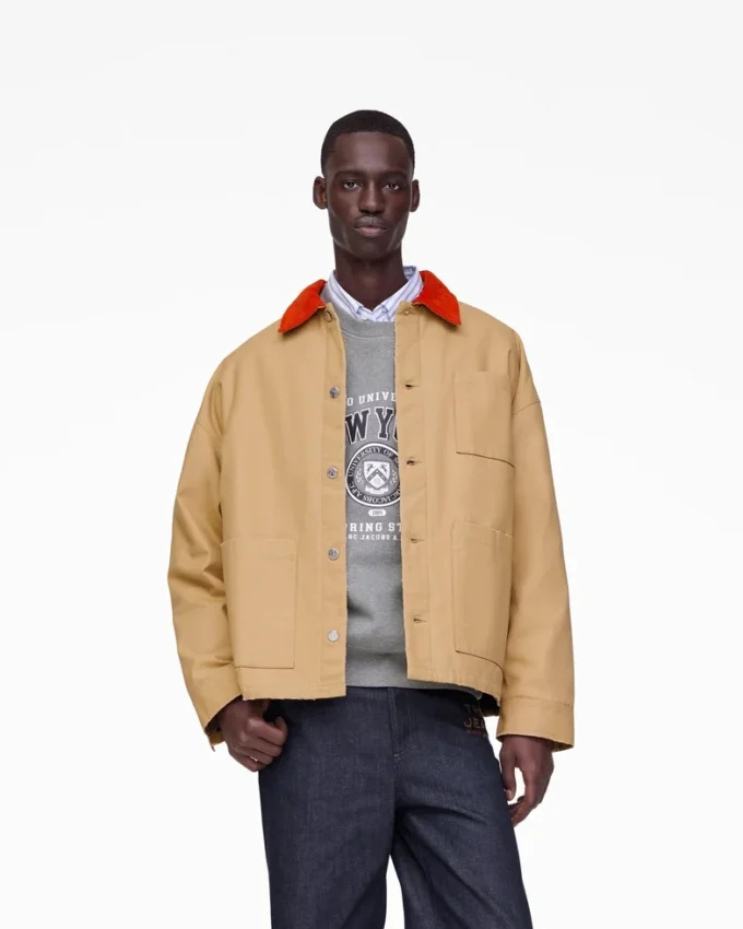 The A.P.C. X Marc Jacobs Stoned Canvas Unisex Jacket