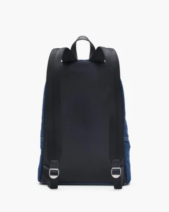 The Biker Colorblock Denim Large Backpack The Biker Colorblock Denim Large Backpack