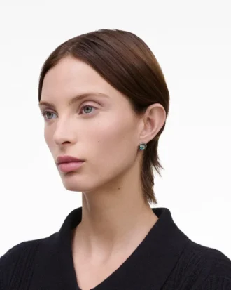 The Button Abalone Stud Earrings