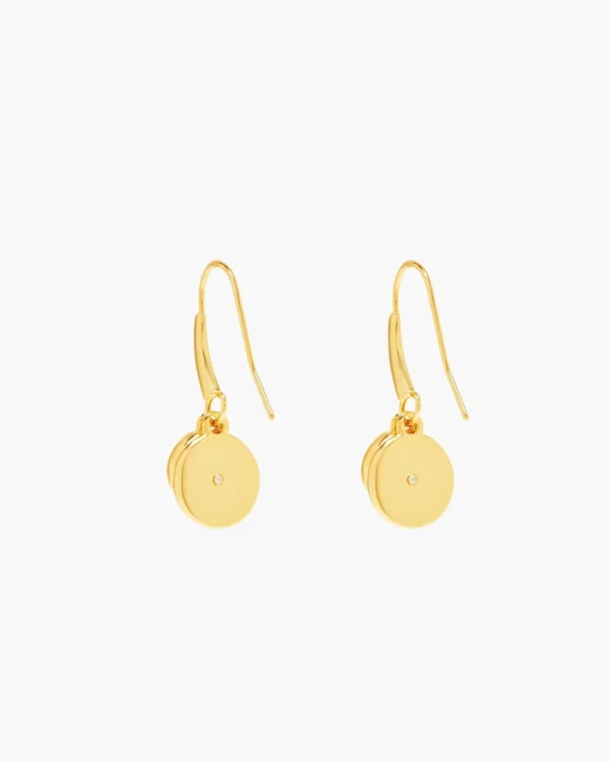 The Button Drop Earrings The Button Drop Earrings