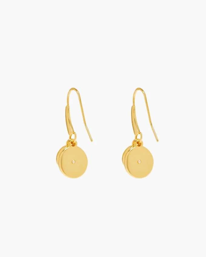 The Button Drop Earrings The Button Drop Earrings