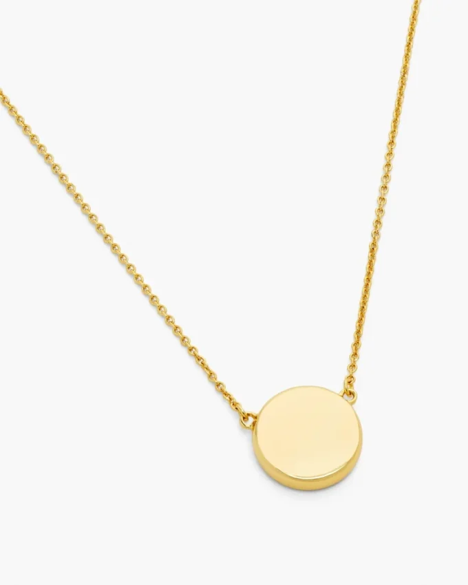 The Button Pendant Necklace