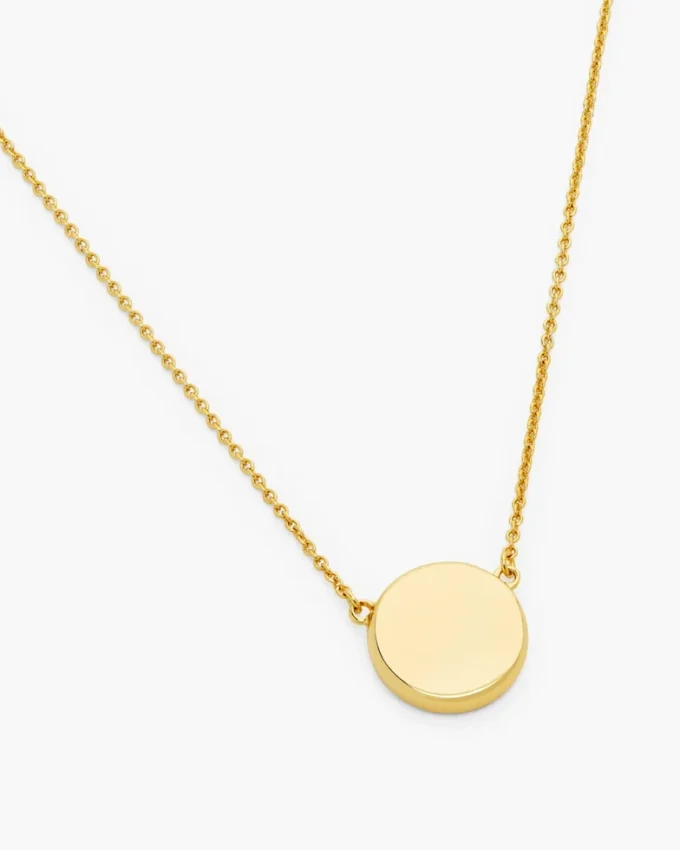 The Button Pendant Necklace