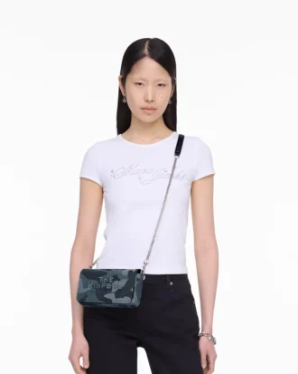 The Camo Jacquard Chain Mini Bag