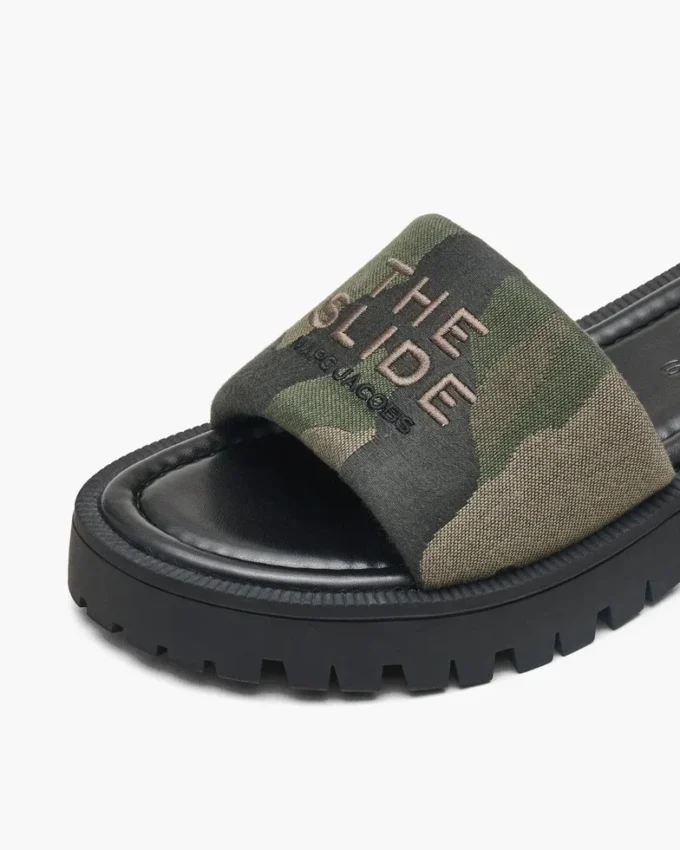 The Camo Jacquard Lug Sole Slide The Camo Jacquard Lug Sole Slide