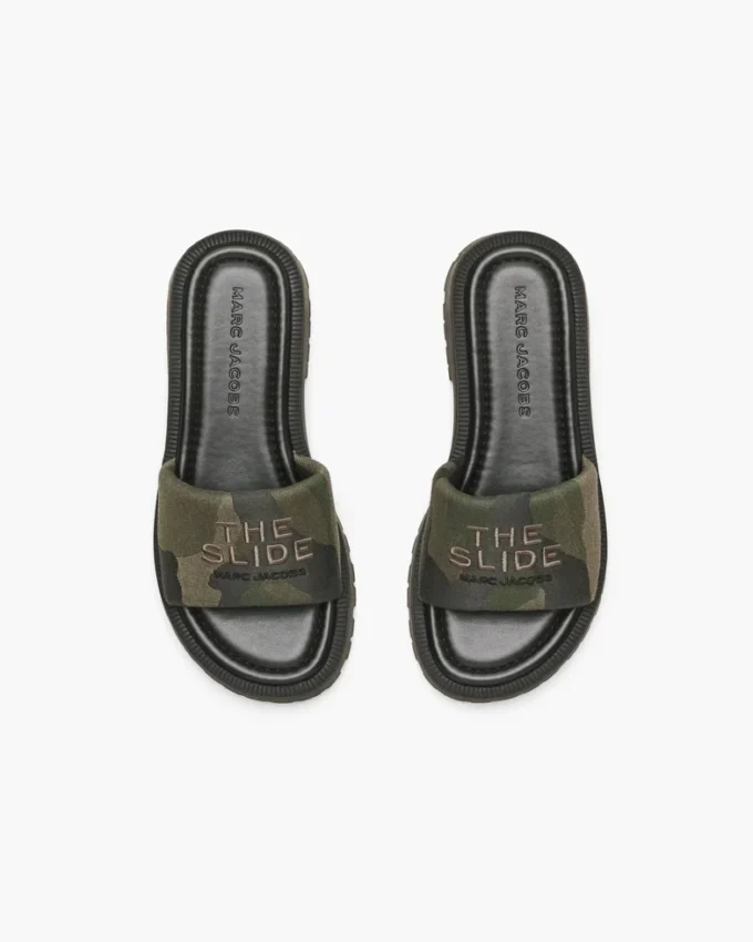 The Camo Jacquard Lug Sole Slide The Camo Jacquard Lug Sole Slide