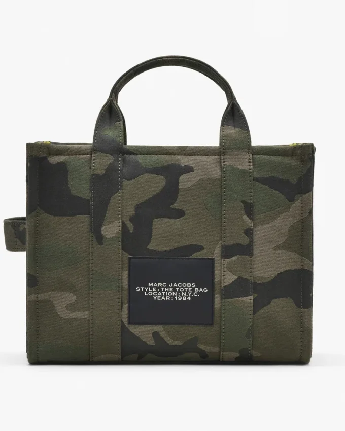 The Camo Jacquard Medium Tote Bag The Camo Jacquard Medium Tote Bag