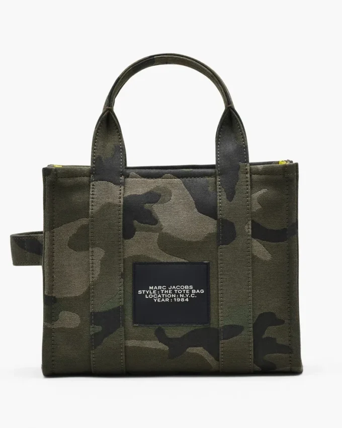 The Camo Jacquard Small Tote Bag The Camo Jacquard Small Tote Bag