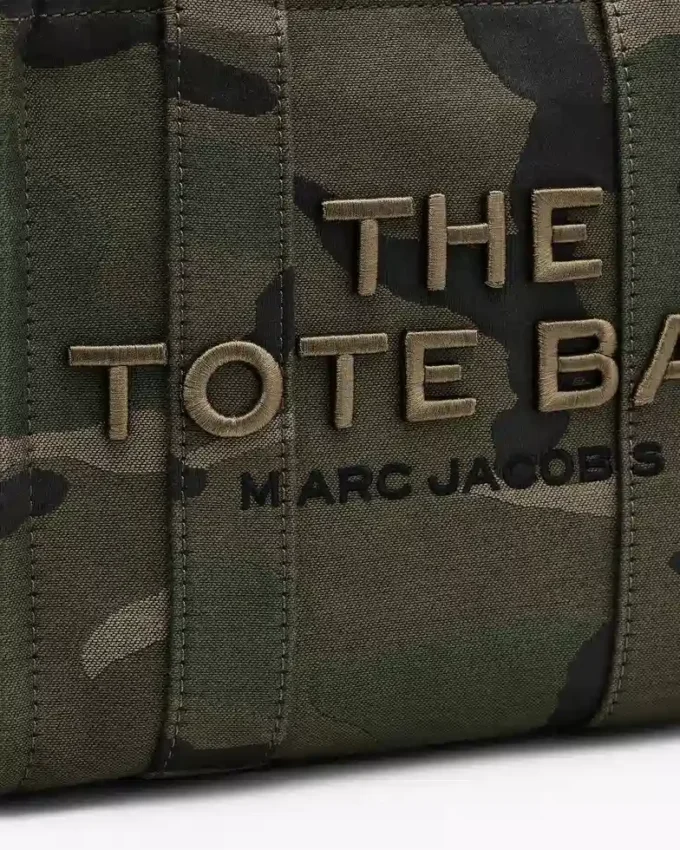 The Camo Jacquard Small Tote Bag The Camo Jacquard Small Tote Bag