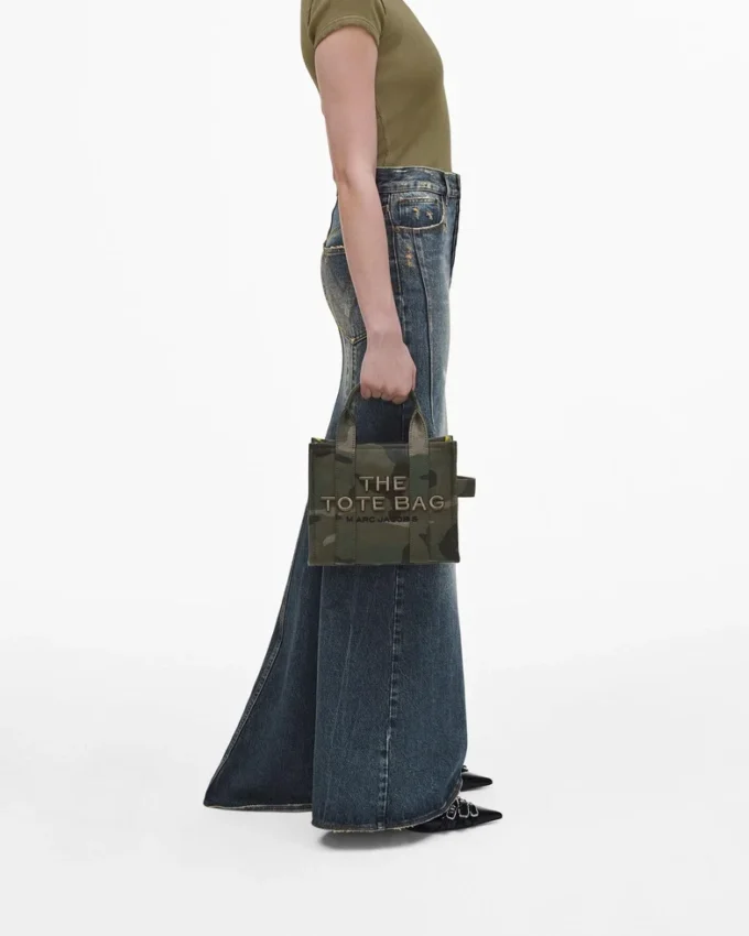 The Camo Jacquard Small Tote Bag The Camo Jacquard Small Tote Bag