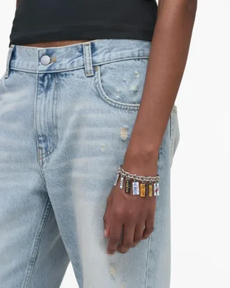 The Cities License Plate Charm Bracelet