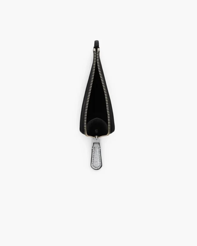 The Coated Glitter Everyday Top Zip Charm Wallet The Coated Glitter Everyday Top Zip Charm Wallet