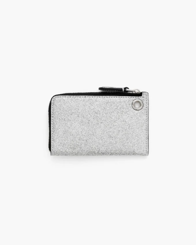The Coated Glitter Everyday Top Zip Charm Wallet The Coated Glitter Everyday Top Zip Charm Wallet