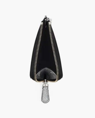 The Coated Glitter Everyday Top Zip Wallet