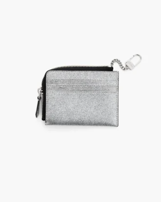 The Coated Glitter Everyday Top Zip Wallet