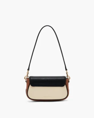 The Colorblock Pebble Clover Shoulder Bag