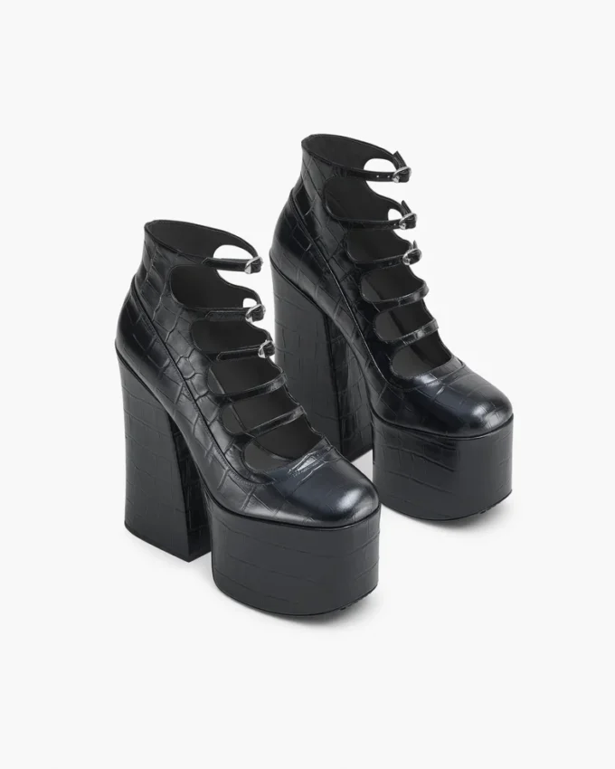 The Croc Embossed Kiki Ankle Boot The Croc Embossed Kiki Ankle Boot