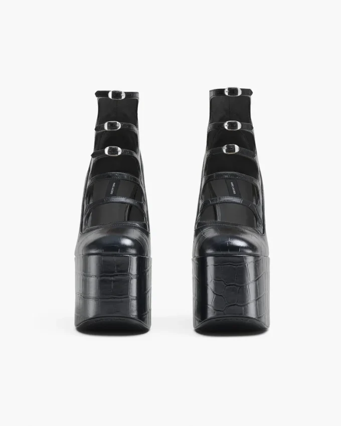 The Croc Embossed Kiki Ankle Boot The Croc Embossed Kiki Ankle Boot