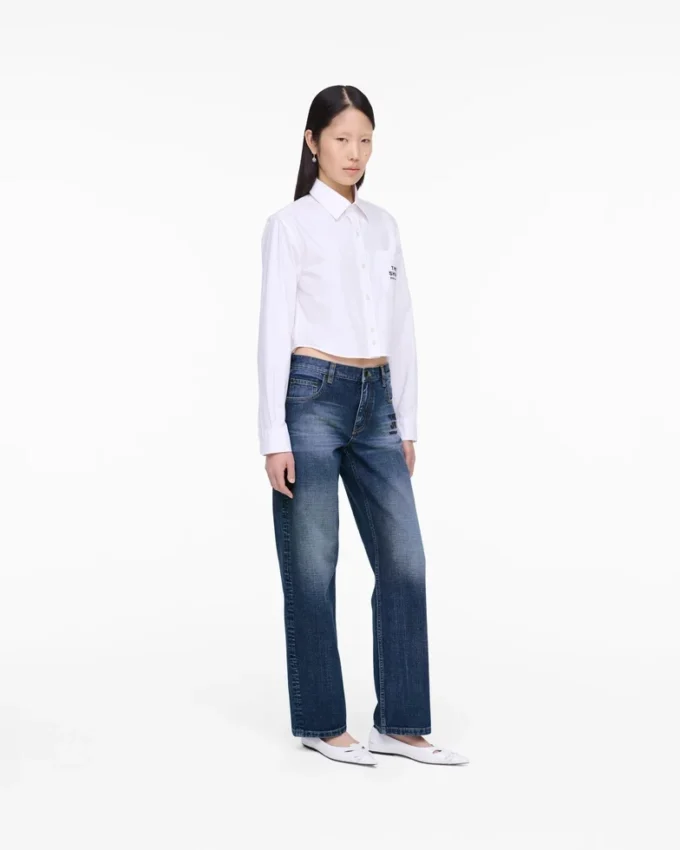 THE CROPPED FEMME SHIRT THE CROPPED FEMME SHIRT