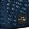 The Crystal Denim Crossbody Tote Bag The Crystal Denim Crossbody Tote Bag