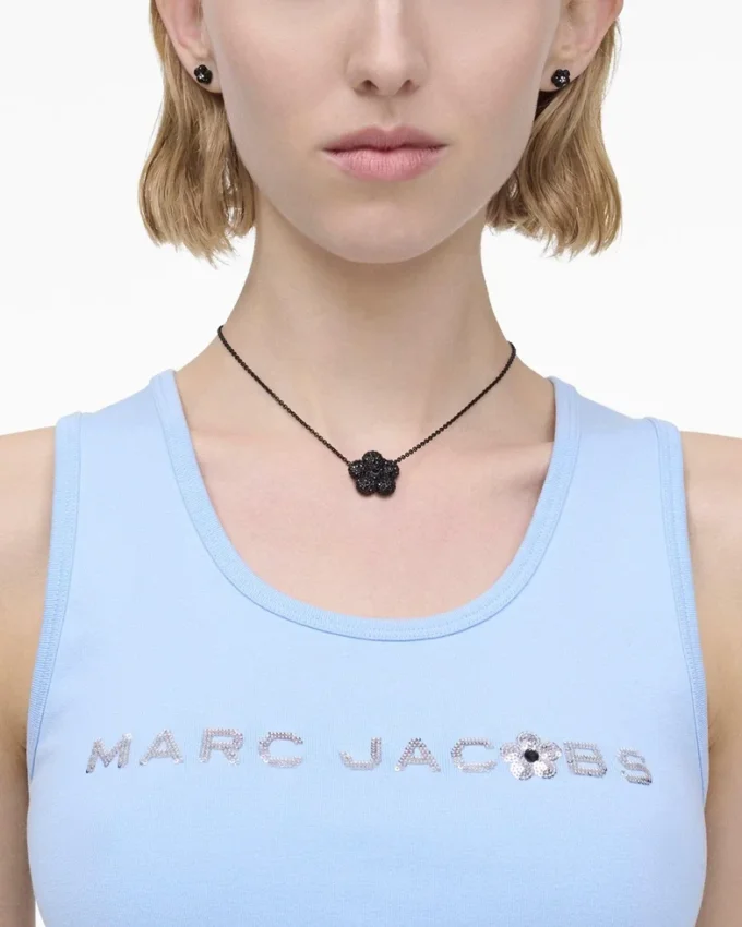 The Daisy Pave Necklace The Daisy Pave Necklace