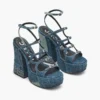 The Deconstructed Denim Kiki Platform Sandal The Deconstructed Denim Kiki Platform Sandal
