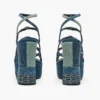 The Deconstructed Denim Kiki Platform Sandal The Deconstructed Denim Kiki Platform Sandal