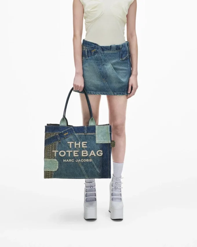 The Deconstructed Denim Large Tote Bag The Deconstructed Denim Large Tote Bag