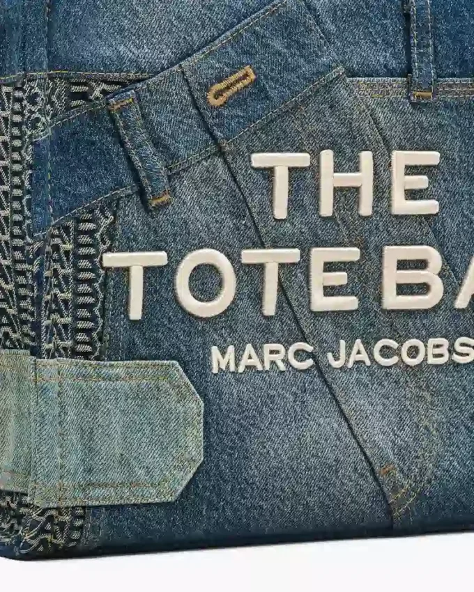 The Deconstructed Denim Medium Tote Bag The Deconstructed Denim Medium Tote Bag