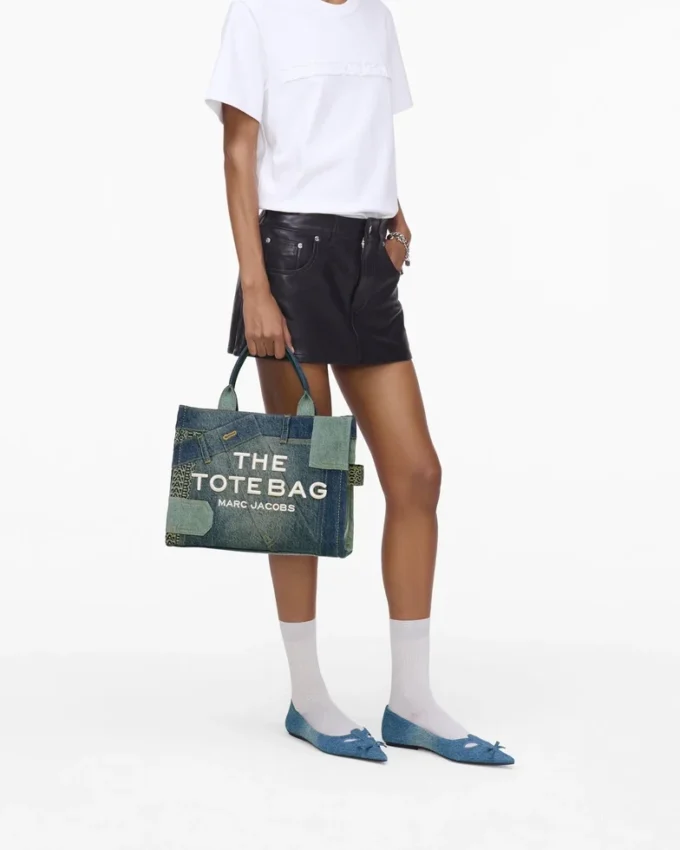 The Deconstructed Denim Medium Tote Bag The Deconstructed Denim Medium Tote Bag