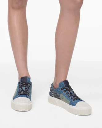 The Deconstructed Denim Sneaker