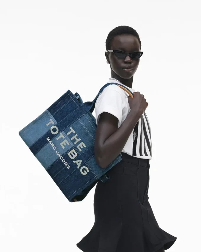 The Denim Large Tote Bag The Denim Large Tote Bag