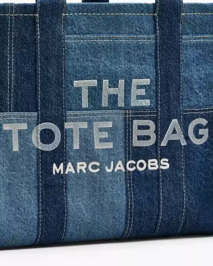 The Denim Medium Tote Bag The Denim Medium Tote Bag