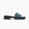 The Denim Monogram Lug Sole Slide The Denim Monogram Lug Sole Slide