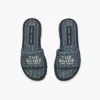 The Denim Monogram Lug Sole Slide The Denim Monogram Lug Sole Slide