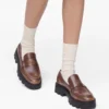 The Distressed Leather Frankie Loafer The Distressed Leather Frankie Loafer