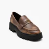 The Distressed Leather Frankie Loafer The Distressed Leather Frankie Loafer