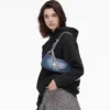 The Faded Denim Charm Shoulder Bag The Faded Denim Charm Shoulder Bag