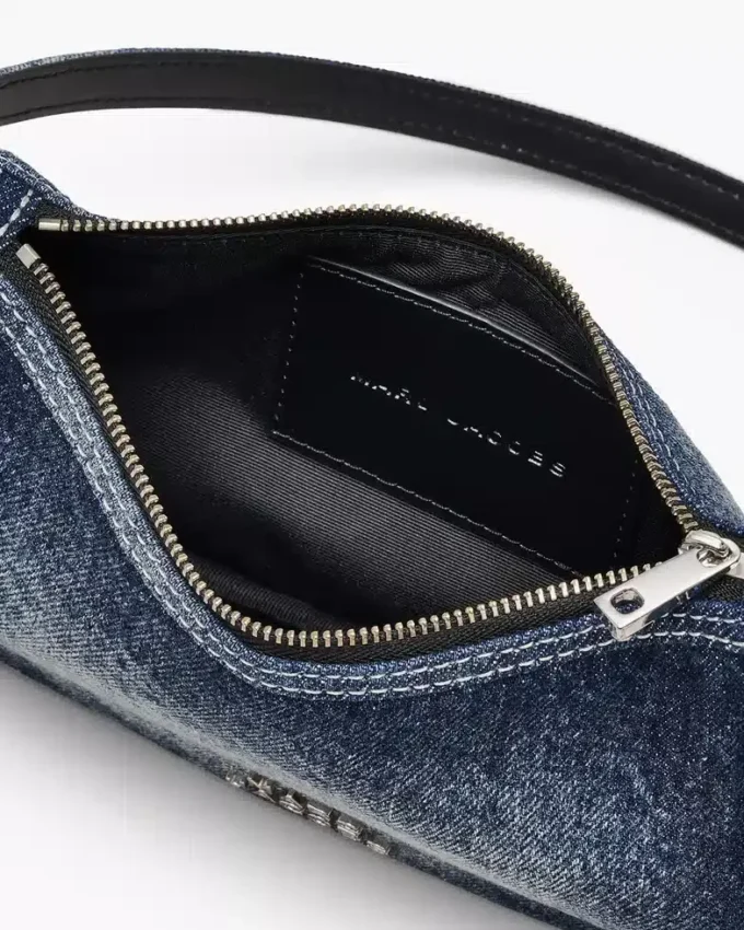 The Faded Denim Charm Shoulder Bag The Faded Denim Charm Shoulder Bag