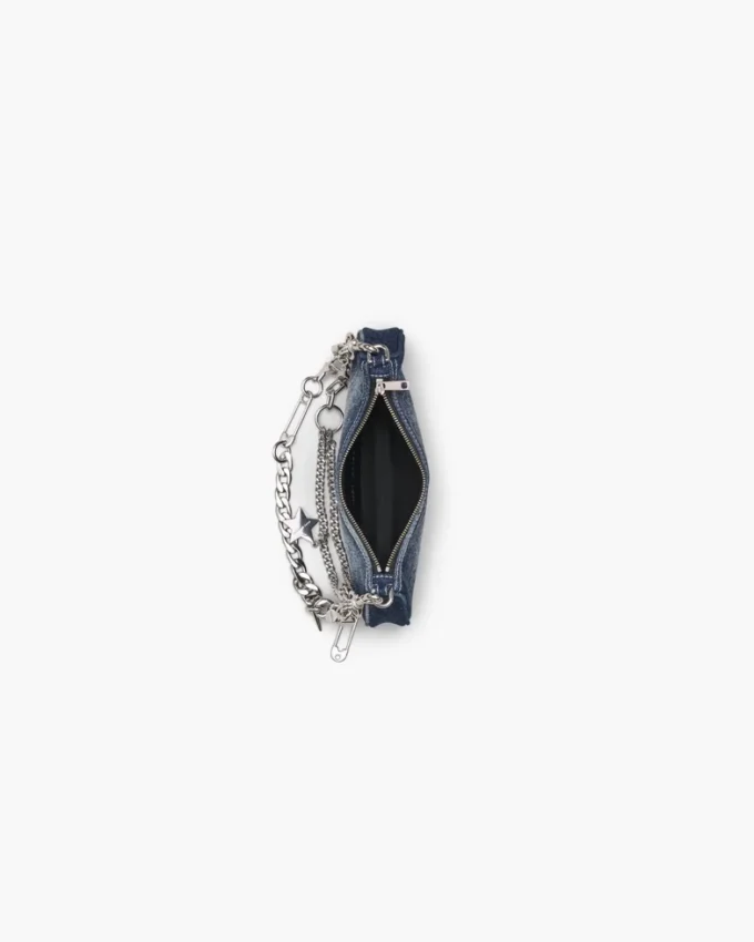 The Faded Denim Charm Shoulder Bag The Faded Denim Charm Shoulder Bag