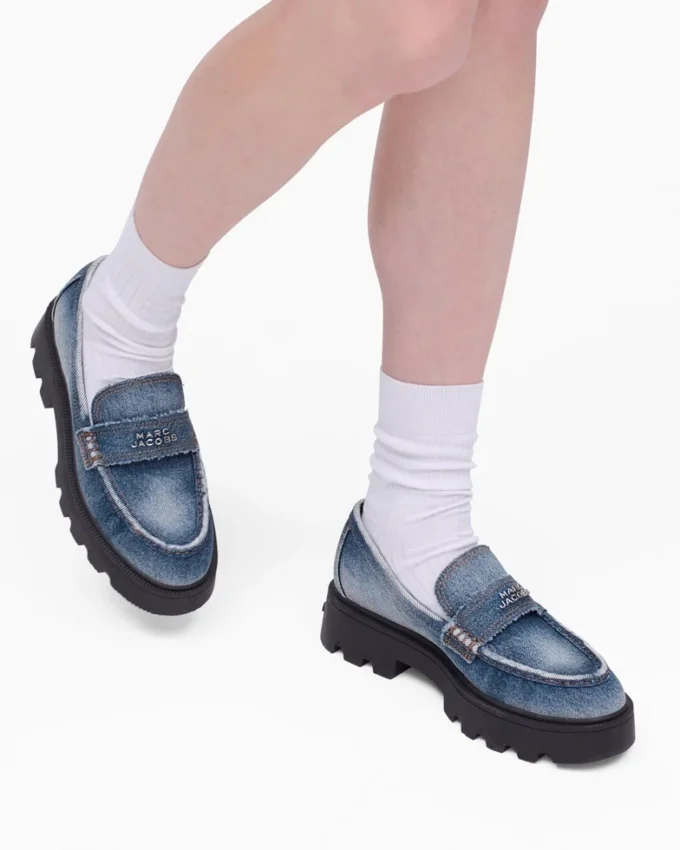 The Faded Denim Frankie Loafer The Faded Denim Frankie Loafer