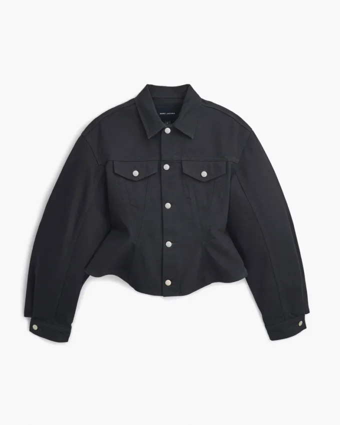 The Fluted Denim Jacket
