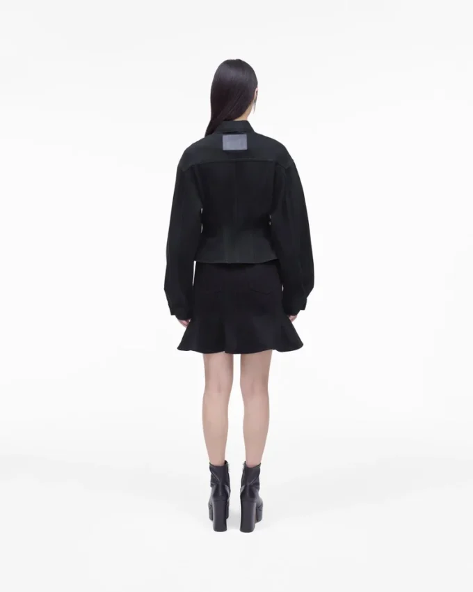 The Fluted Denim Jacket