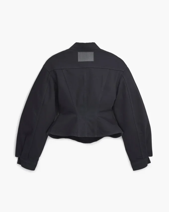 The Fluted Denim Jacket
