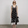 Trompe L’Oeil Eyelet Dress