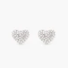 The Heart Pave Earrings The Heart Pave Earrings