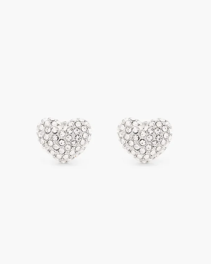 The Heart Pave Earrings The Heart Pave Earrings