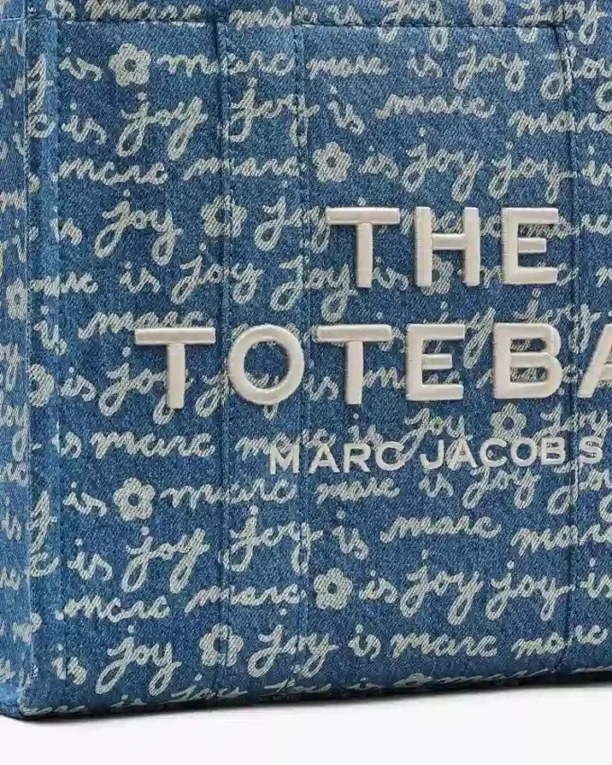 The Joy Denim Medium Tote Bag The Joy Denim Medium Tote Bag